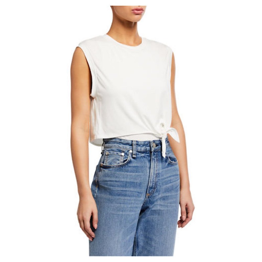 Crewneck Sleeveless Wrap Bodysuit